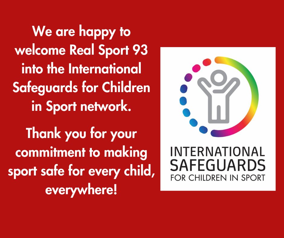 SafeinSports's tweet photo. Welcome to #TeamSafeSport Real Sport 93! https://t.co/I3TIUwc8Xz