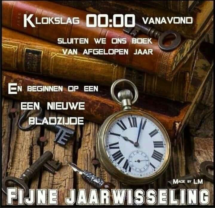 Langs deze weg wil ik mijn familie, vrienden en kennissen een fijne jaarwisseling en een gezond 2026 toewensen.