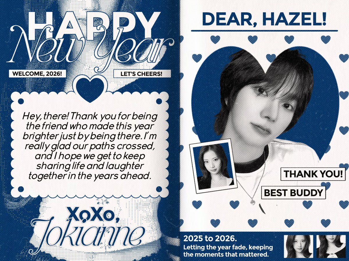 Sielphide's tweet image. New year card super imut dari kakak yang ga kalah imut! Terima kasih banyak, kk. Happy new year! 🩷🌷