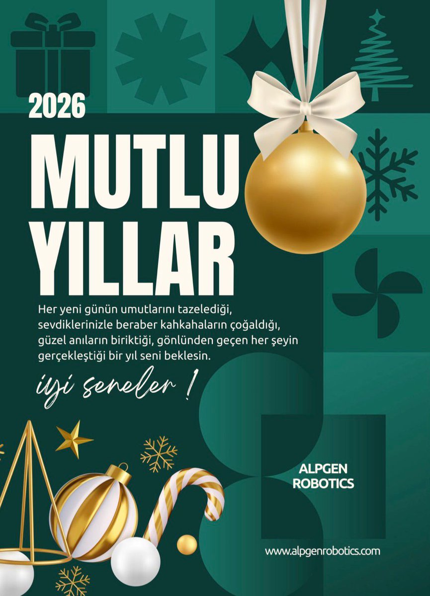 Kodlayan, üreten, düşünen nesiller…
2026’ya hazırız! 🚀
Coding, creating, thinking generations…
We’re ready for 2026! 🚀
#hosgeldin2026 #YeniYıl #MutluYıllar #HappyNewYear #