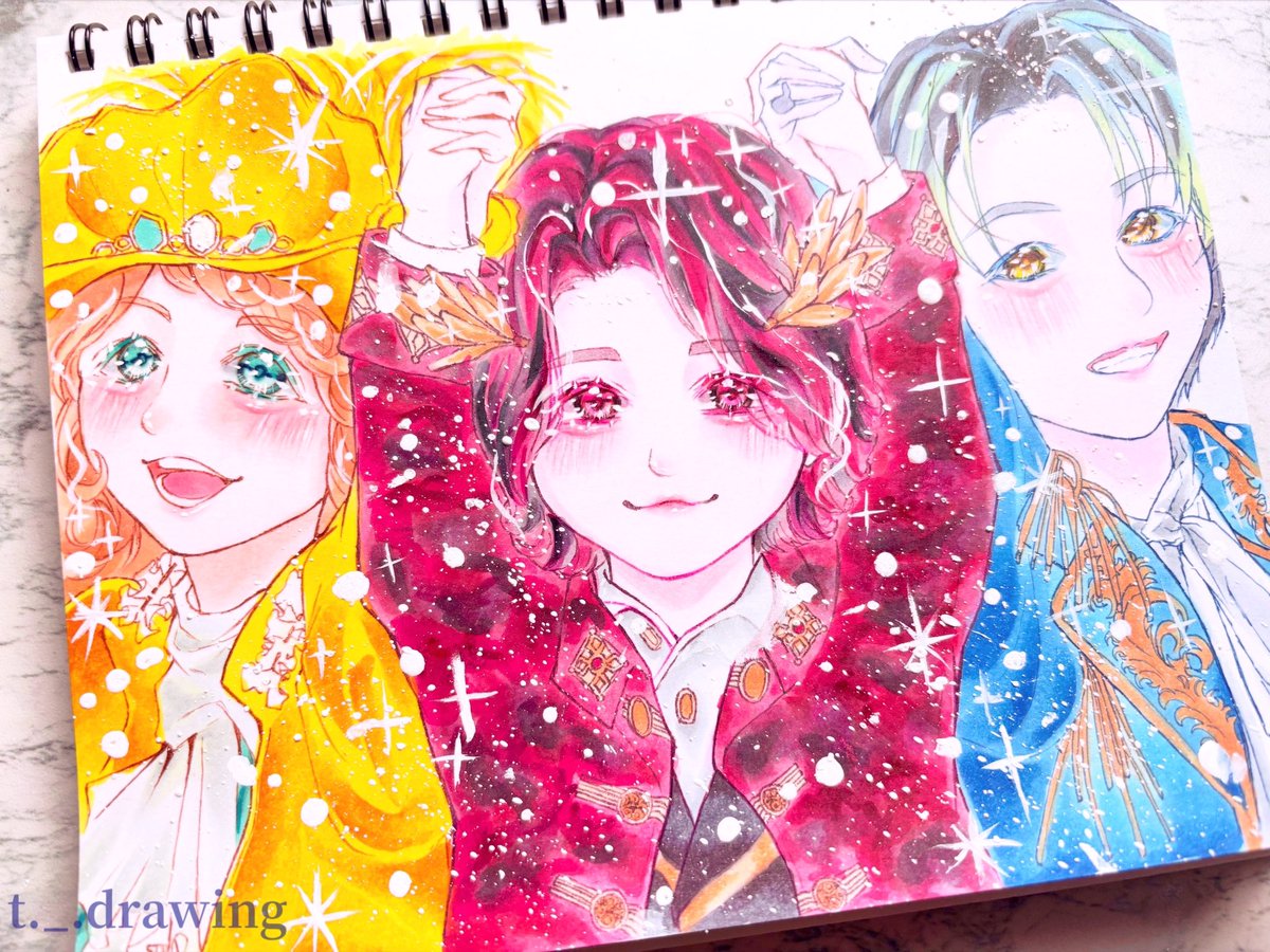 t__drawing's tweet photo. バベルの塔のミセス3人描きました🍏💞
 #MrsꓸGREENAPPLE  
 #ミセスグリーンアップル 
 #BABELnoTОН  #イラスト https://t.co/bA8UHBC1Eo