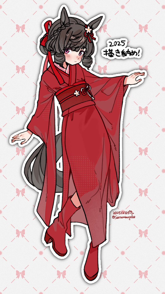 #ダイイチルビー 
描き納め~
良いお年を☺️