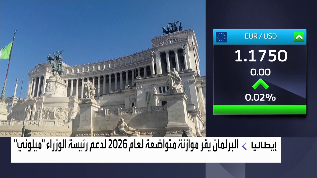 البرلمان الإيطالي يقر موازنة متواضعة لعام 2026 لدعم رئيسة الوزراء "ميلوني" جرس الإغلاق _Business 