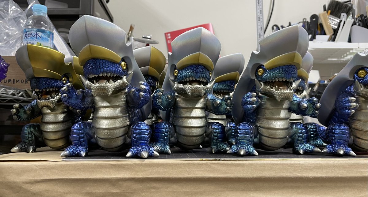 今年最後のカレゴン塗装お疲れ様でした。 #カレゴン #ソフビ #sofbi