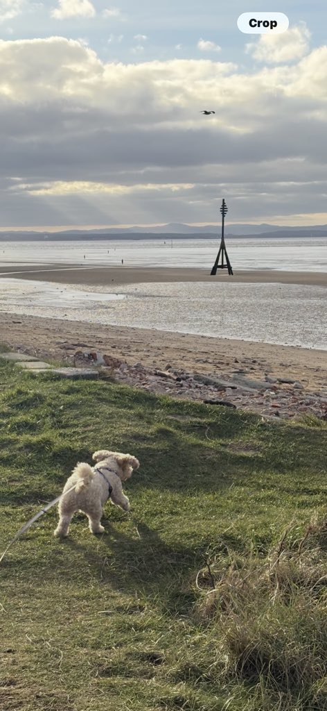 GrecianGirly's tweet image. Even gloomy days can be beautiful. 🥰 Burbo Bank, Crosby #RiverMersey