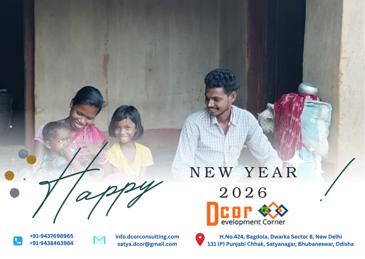 🎉 Dcor wishes everyone a #HappyNewYear2026 !
As the new year begins, we renew our commitment to strong evidence, effective programs, and close collaboration with communities and partners.

Wishing all our research partners and collaborators a year of meaningful progress.