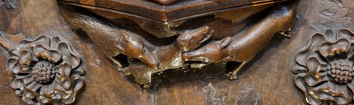 AnneEBailey1's tweet image. More from Ripon Cathedral: a selection of misericords.