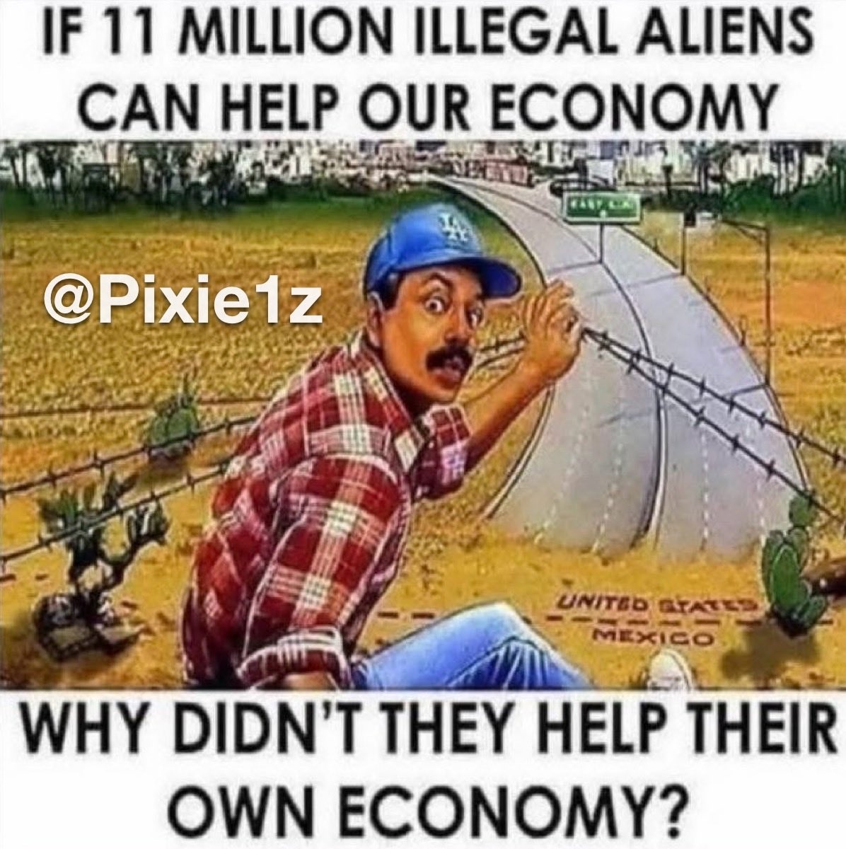 Why didn't these illegals help their own economy?

Because they are all freeloaders.