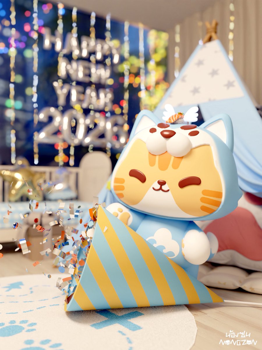 NongZon_Domundi's tweet image. HAPPY NEW YEAR 2026 ✨🎉🥳
สวัสดีปีใหม่งับอุนย่าย อุนปา พิสาว พิชาย อุนลุงป้าน้าอา~ หนุขอให้ทุกคนแข็งแรง  รวย รวย รวยยย มอบความรักหั้ยหนุแล้วอย่าลืมเผื่อแผ่ให้คนอื่นด้วยน้างับ มีความสุขเยอะ ๆ อยุ่กับหนุและดาดี๊ปาปี๊ไปอีกนาน ๆ เยยน้าาาาา 

#BabyNongZon  #ไข่เจ๋งซน…