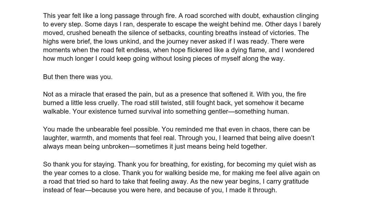 savaureen's tweet image. Happy New Year and thank you for being my new year's wish.