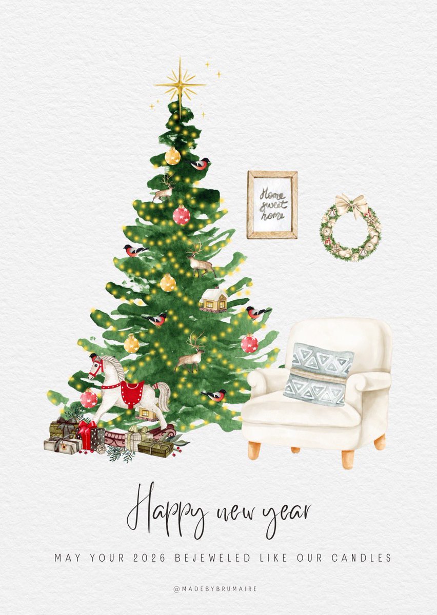 Happy New Year ✨
May your space be warm,
your days be gentle,
and your year beautifully scented with happiness.

Love,
<a href="/madebybrumaire/">maison de brumaire 🕯️</a>