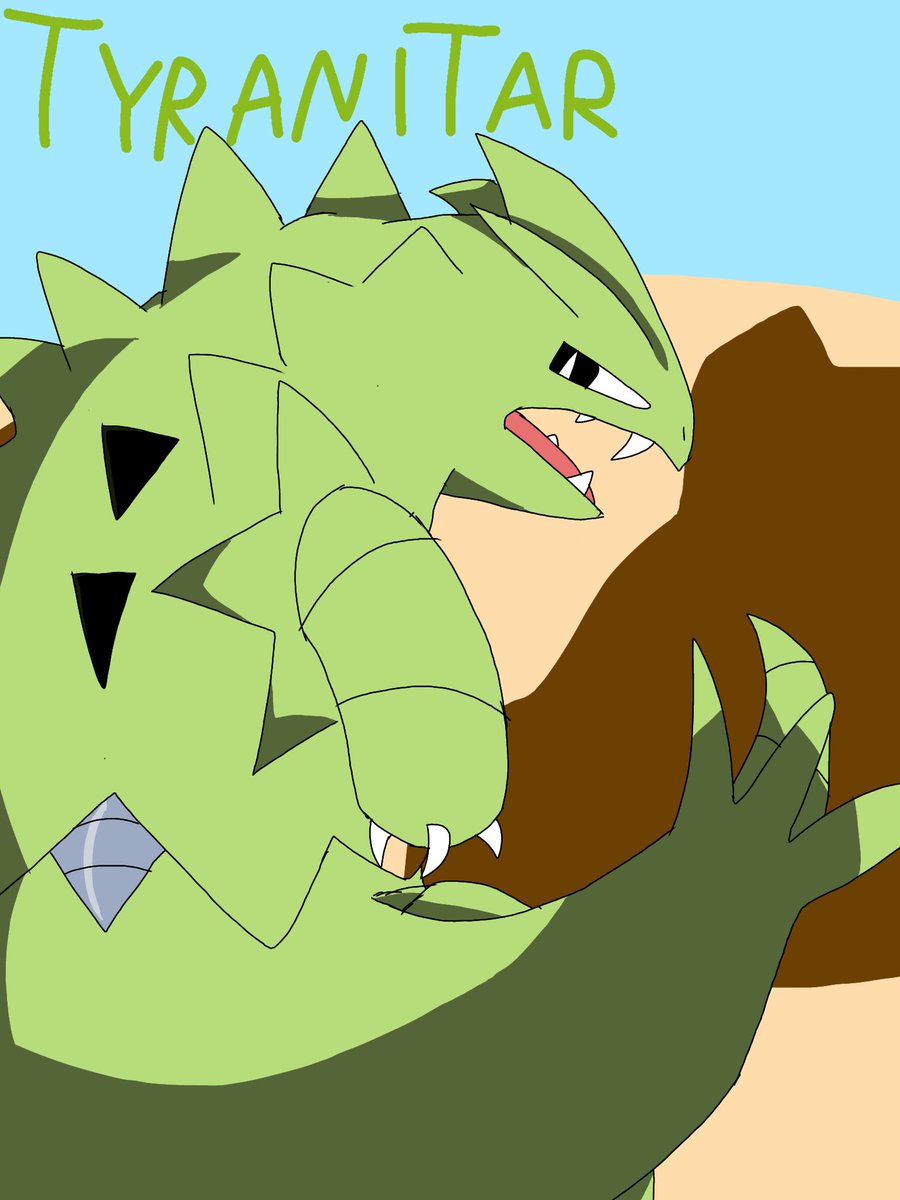 KEstevan5111's tweet photo. Happy New Year! Here's my art for my PERSONAL goats (i forgot the tag)

#HappyNewYear #FiveNightsAtFreeddys #charlotteemily #Godzilla #gojira #Transformers #Maccadam #Grimlock #Pokemon #Tyranitar https://t.co/EDe7jATIVq