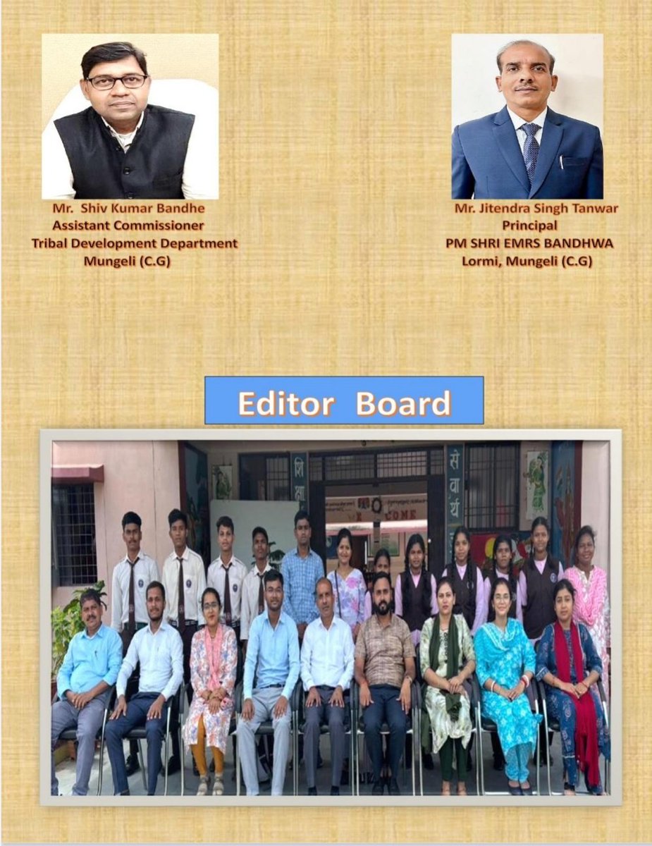 PMSHRIEMRSBW's tweet photo. Proudly launching the very first version of School's Magazine "Navankur". The magazine proved to be a repository of creativity of students as well as a forum to showcase our excellence to the world. 
#Tribal_empowerment
#EMRS https://t.co/Ai29HXm4BZ