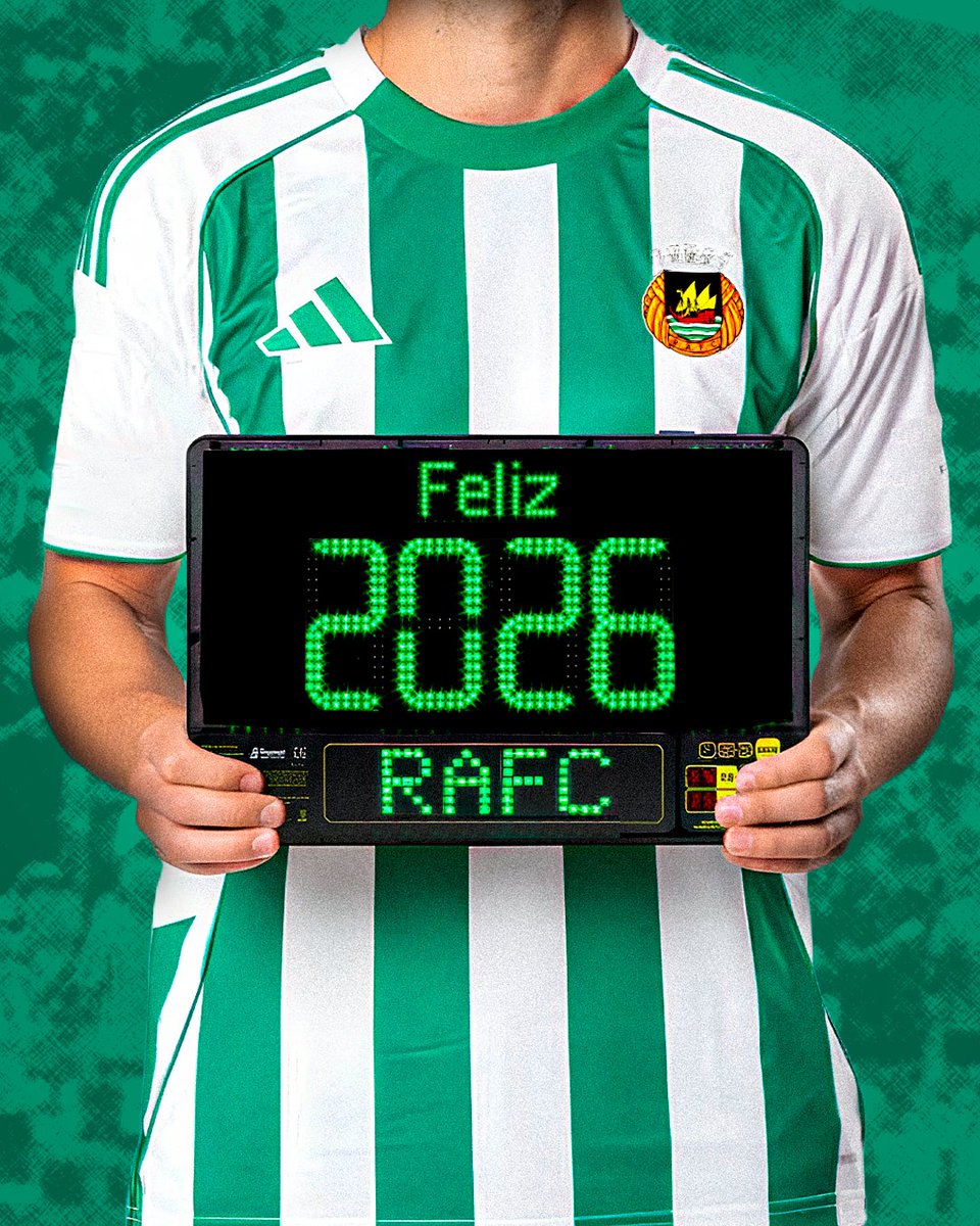 Começa um novo ano.
Remamos juntos. Sempre. 💚
Feliz 2026, Rioavistas.

#RemamosJuntos #rioavefc