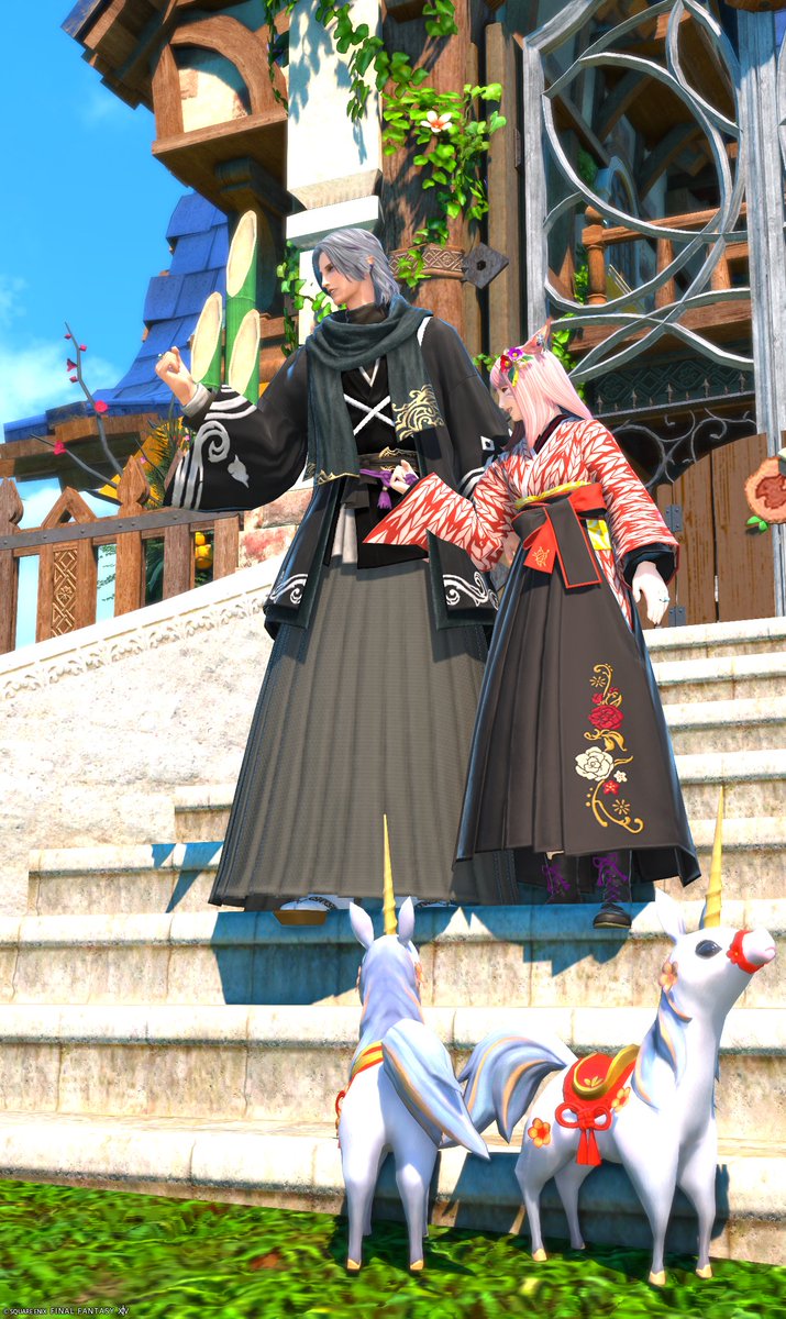 honeyreicholl's tweet photo. FCハウスでちょこっと正月らしい夜を過ごしてきたよ
降神祭も行ってきた　ユニコルトちゃんかわいい🦄
今年もおみくじは凶でした！
他の子で大吉を狙うからダイジョブです
今年も楽しくあそべますよーに
#FF14 #FC_CLIFE #降神祭2026 https://t.co/Jl6ei0bmYg