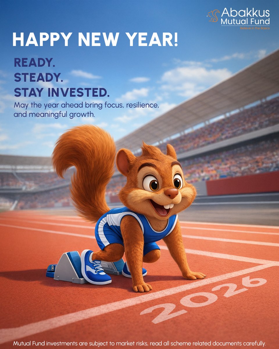 abakkusmf's tweet photo. Ready with intent.
Steady with discipline.
Invested for the long term.
Here’s to staying invested in what truly matters.
Happy New Year!✨🎉

Abakkus Mutual Fund
Believe in the basics.

Mutual Fund investments are subject to market risks, read all scheme related documents carefully.

#Abakkus #MutualFund #AbakkusMutualFund #SIP #Investing #Festive #NewYear2026