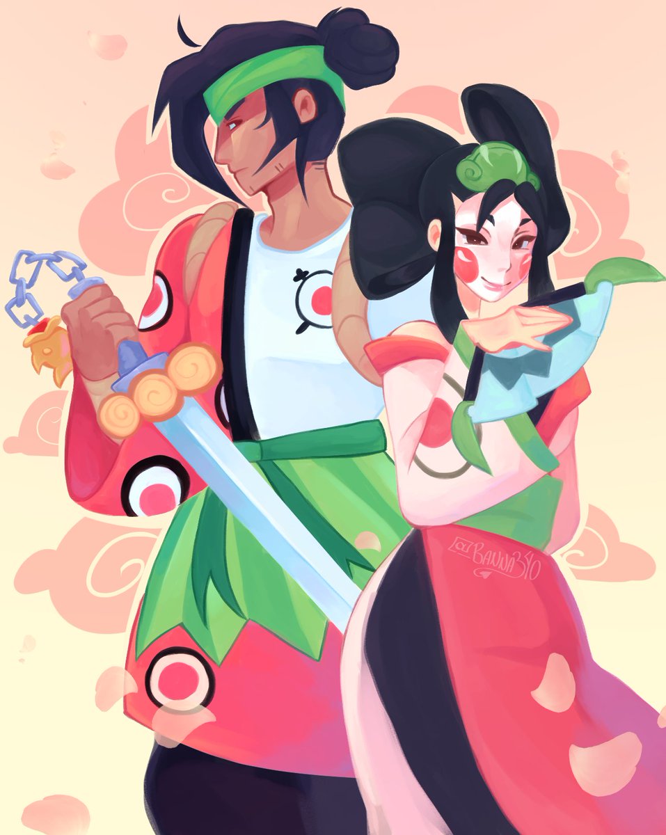 Kaze and Kenji #BrawlStars #BrawlStarsArt