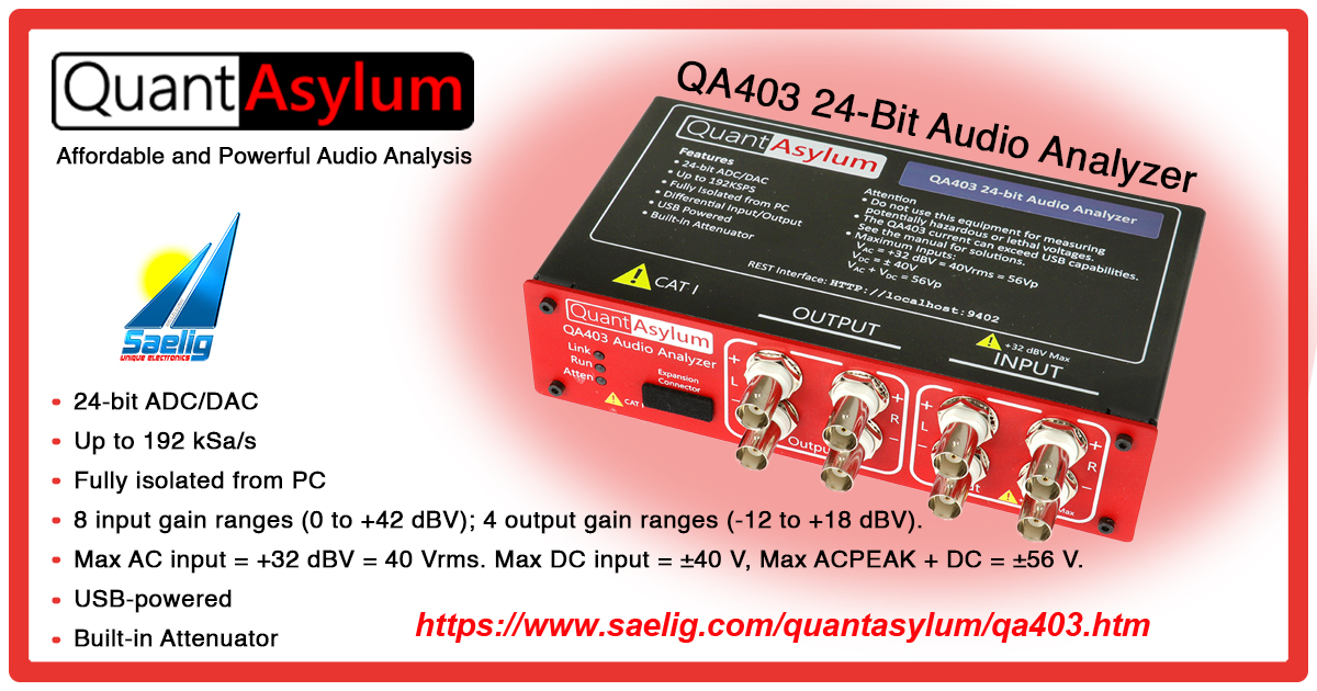 Lots of #audio engineers have discovered the best value audio analyzer on the market!
saelig.com/quantasylum/qa…
#audiophile