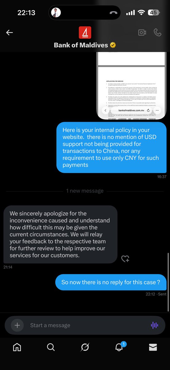 Myashfau's tweet photo. @bankofmaldives They might change their internal
Policy and demand a payment for the giveaway calendar even.  Be aware. https://t.co/XzAMQHEnxY