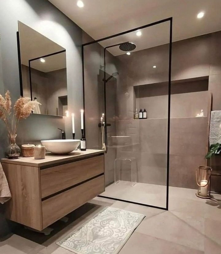 كم تقييمكم لتصميم الحمام من عشرة