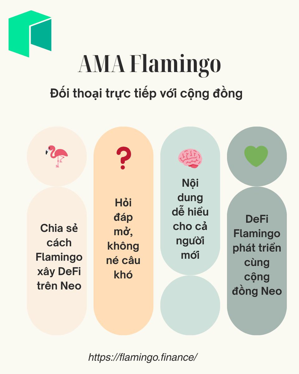 AnhDuong1102k1's tweet photo. 👉🧵 Flamingo AMA : Cập nhật và thảo luận DeFi trên @Neo_Blockchain cuối năm 2025
AMA của @FlamingoFinance đã diễn ra trên Discord.
Không màu mè, không marketing quá đà —
chỉ là team ngồi lại nói chuyện thẳng thắn về DeFi & Neo.
#mydailywithNeo #neo #Web3 #Crypto https://t.co/dlhVY1wtYW