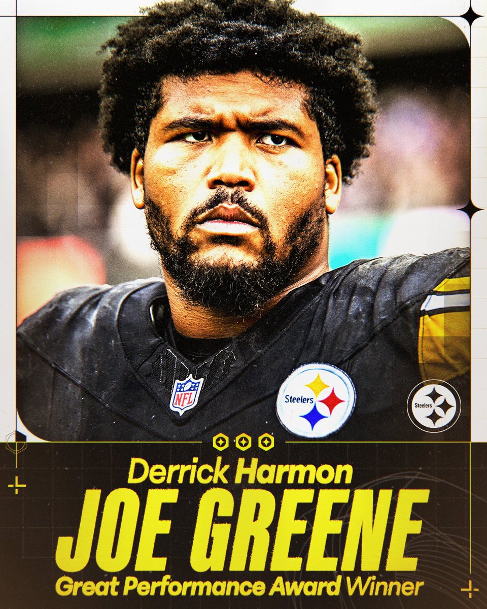 steelers's tweet image. .@Patrickqueen_ and @DerrickHarmon20 were named the 2025 recipients of the Pittsburgh Chapter of Pro Football Writers of America’s annual awards.

6️⃣ The Chief Award
9️⃣9️⃣ Joe Greene Great Performance Award

📝: bit.ly/4slHu6C