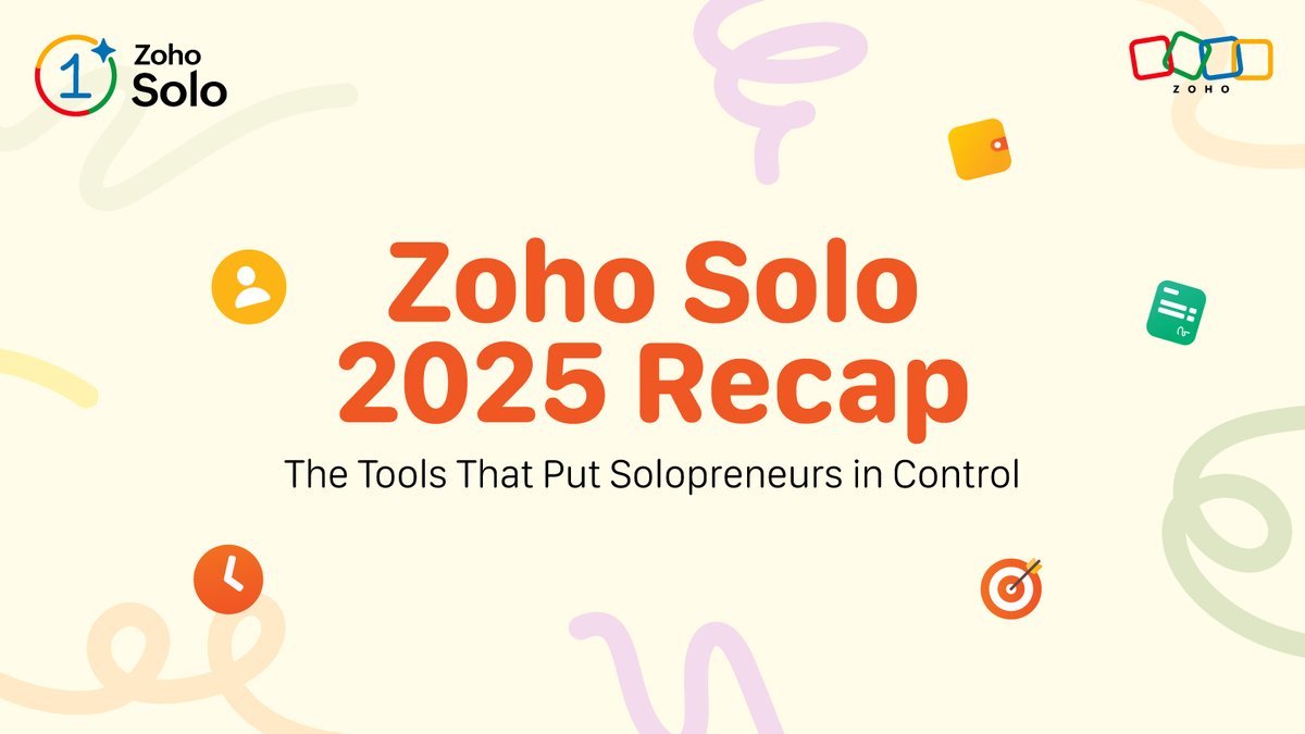 Zoho Solo tweet media