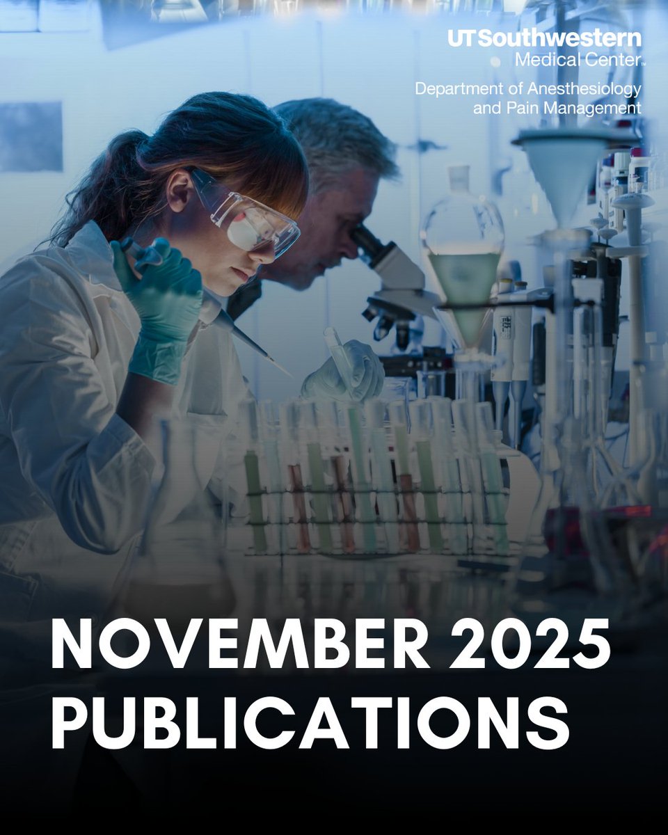 UTSW Anesthesiology tweet media