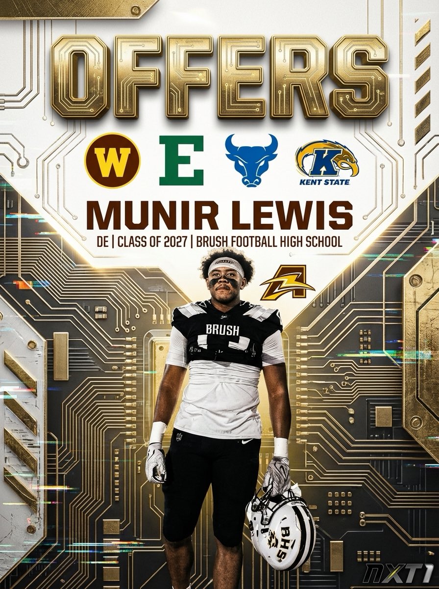 MunirL13's tweet image. Blessed to receive these first four offers! @BHSArcsFootball @jmun011 @CoachTee34 @MMrob75 @CoachZeek_ @CoachPayneWMU 
@morr_movement_ @Coach_BWilliams @neohiohsfb