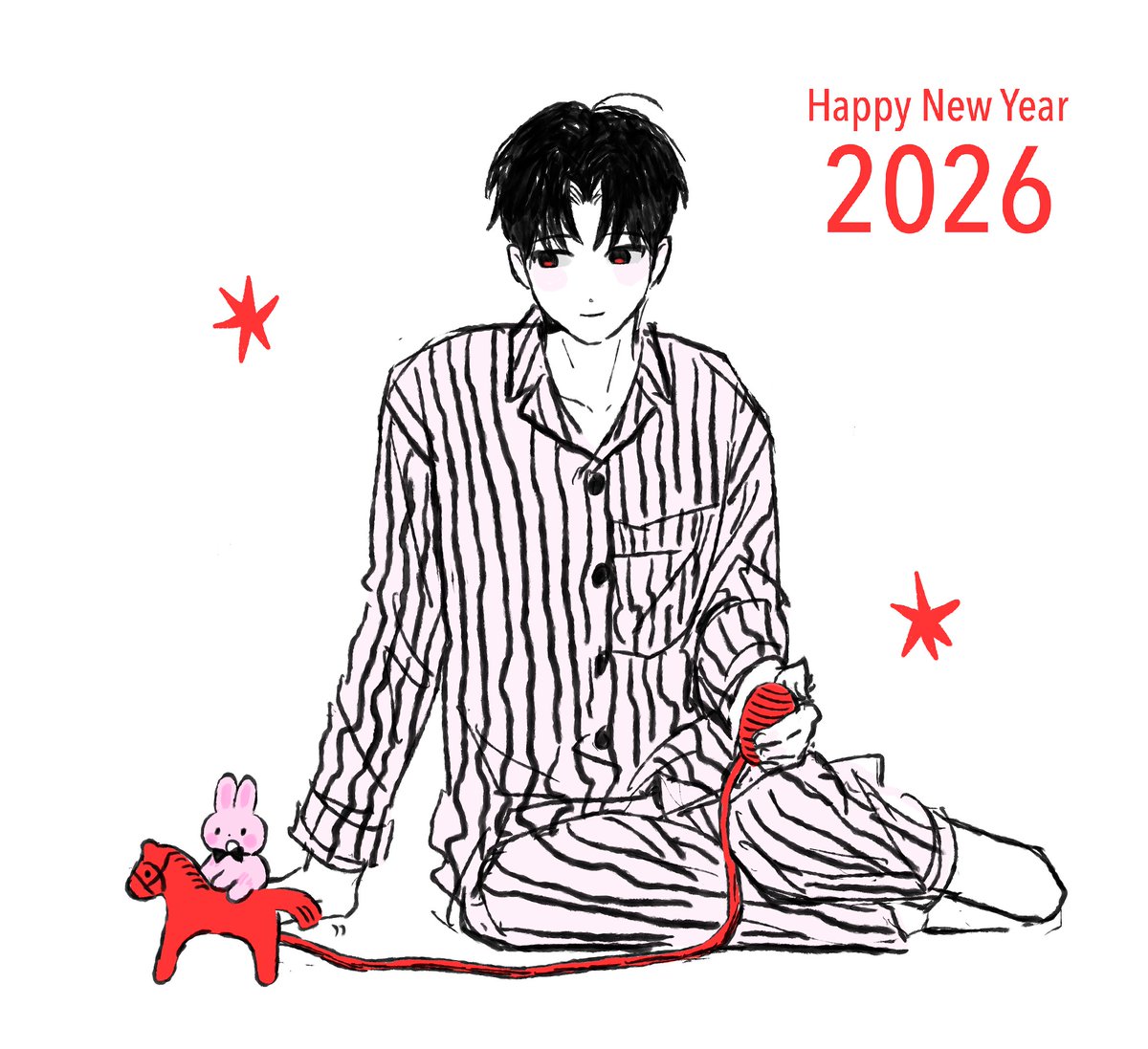 cidycuobou's tweet image. 🎠 Happy New Year 2026 🐇