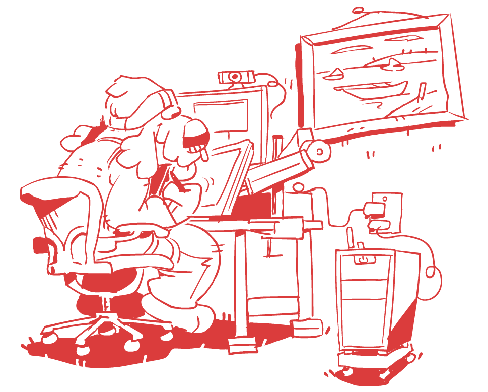 gatorcomputer's tweet image. 🦮 doggy self portraits