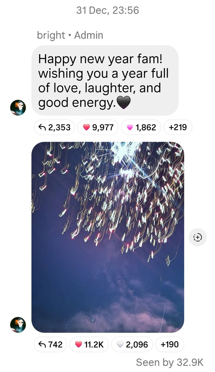 Binmyheart999's tweet image. Happy new year fam! Wishing you a year full of love , laughter , and good enegy 🖤
Bright Vachirawit
#bbrightvc @bbrightvc
#bright