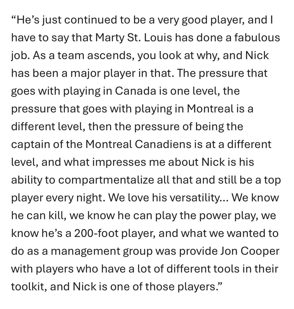 EricEngels's tweet image. Here’s Team Canada 🇨🇦 GM Doug Armstrong on the choice to make Nick Suzuki an Olympian: