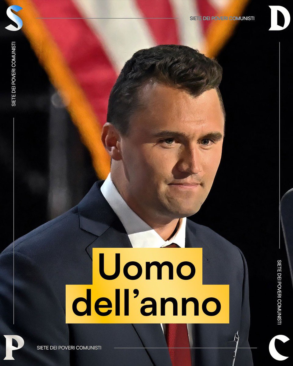 A te dedichiamo il nostro pensiero.
Continueremo a portare avanti le nostre idee, anche nel tuo nome.
La violenza non ci appartiene: non siamo come loro, e ne siamo fieri.
Le idee non si fermano.

A Charlie Kirk, uomo libero e coraggioso.