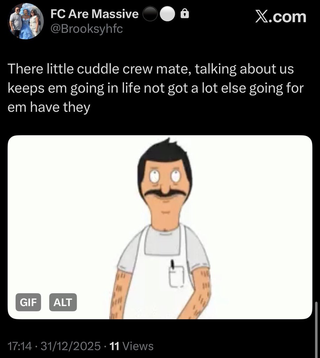 WithoutMajor's tweet image. Worst year of his life the big baby 

Just doesn’t see the irony in anything he posts, thick as fuck 

Suck it up carpet man and up the robins 🤣🤣🤣🤣