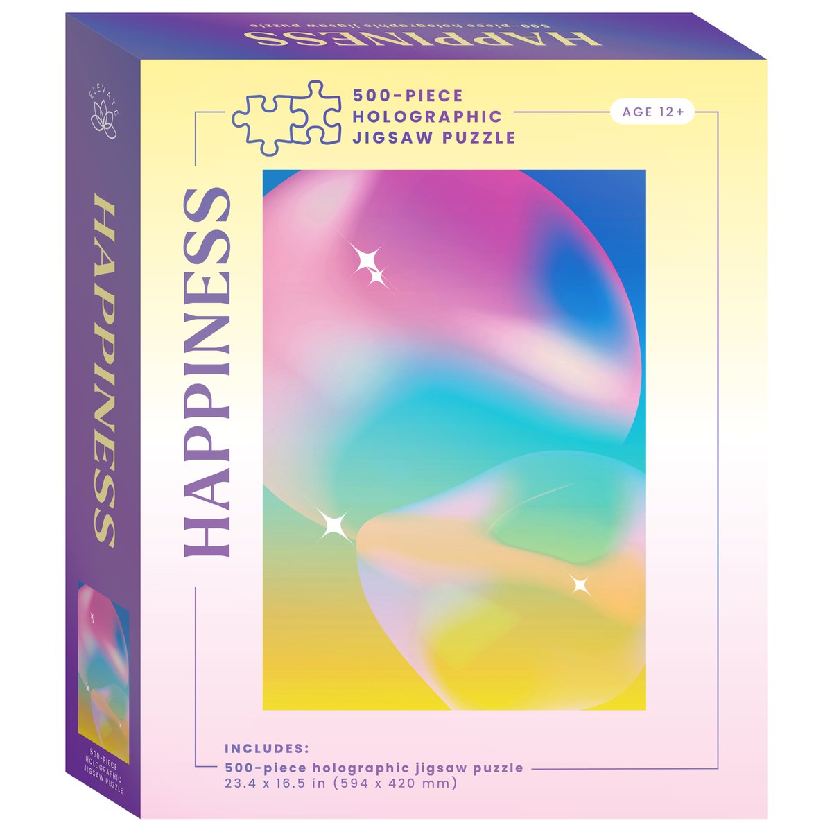 Purtle28's tweet photo. Ending the year with a stream of a 500p jigsaw puzzle called HAPPINESS which will cause me mental damage to sum up 2025. come tell me about your year! https://t.co/IB0Ahbjn44 https://t.co/IvN7b6gFDa