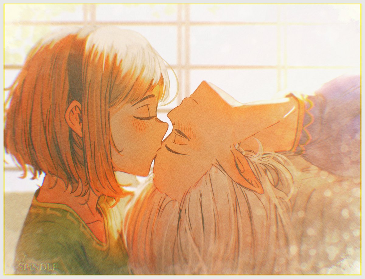 AidenR0's tweet image. fav kissing art of 2025 &amp;lt;3

Happy new year and here's to more wholesome art in 2026 !      ٩(ˊᗜˋ*)و ♡