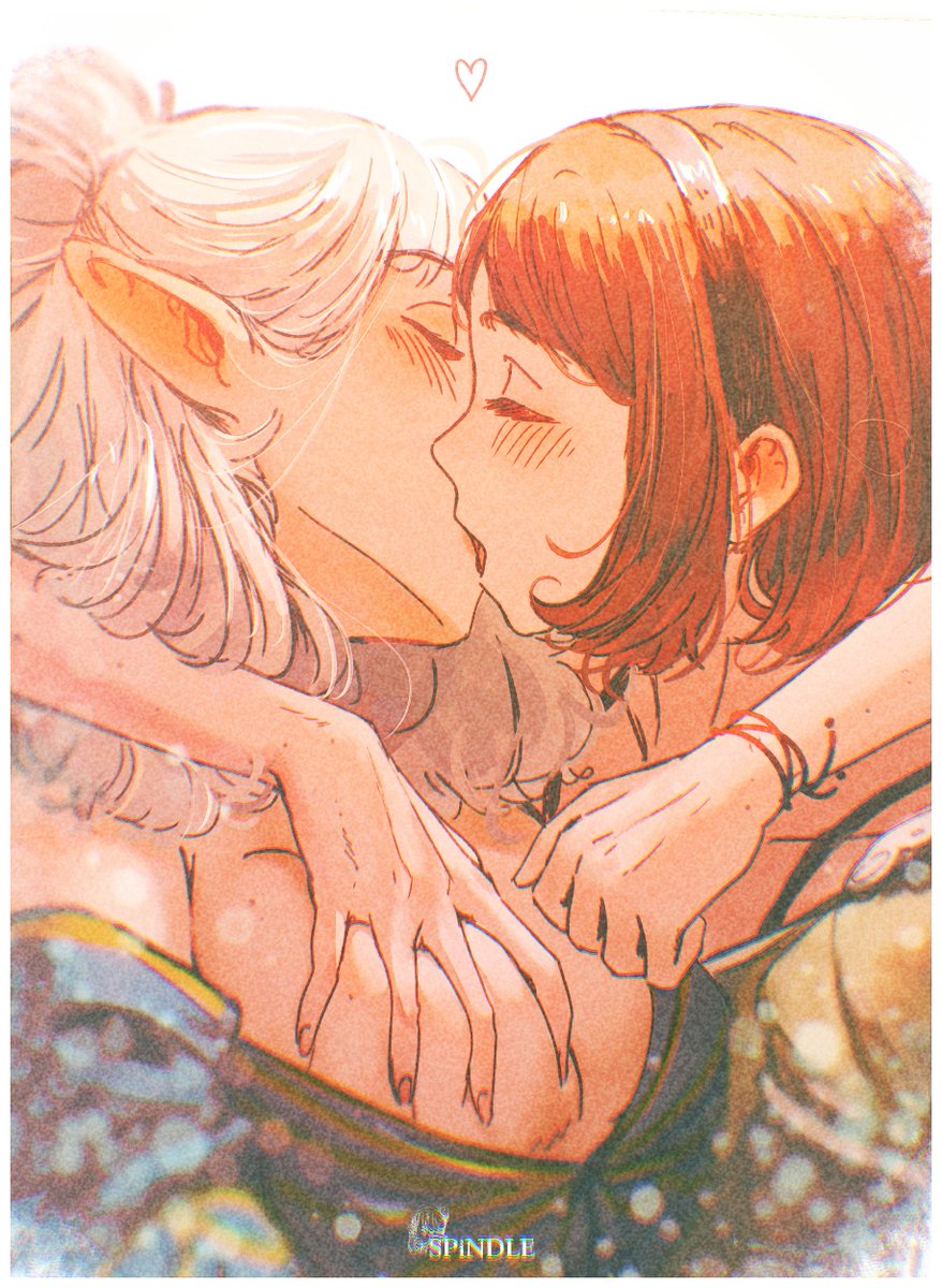 AidenR0's tweet image. fav kissing art of 2025 &amp;lt;3

Happy new year and here's to more wholesome art in 2026 !      ٩(ˊᗜˋ*)و ♡
