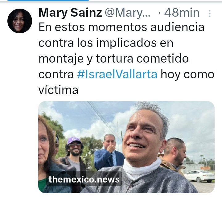 Ya terminó audiencia, se fija fecha próxima por no haberse presentado Jorge Rosa <a href="/FGR_SV/">Fiscalía General de la República El Salvador</a> <a href="/FGRMexico/">FGR México</a> <a href="/ErnestinaGodoy_/">Ernestina Godoy Ramos</a> Dra <a href="/Claudiashein/">Claudia Sheinbaum Pardo</a> no se permita más impunidad q estos perversos implicados en montaje y tortura d #IsraelVallarta sean sancionados #IsraelVallarta víctima d Estado