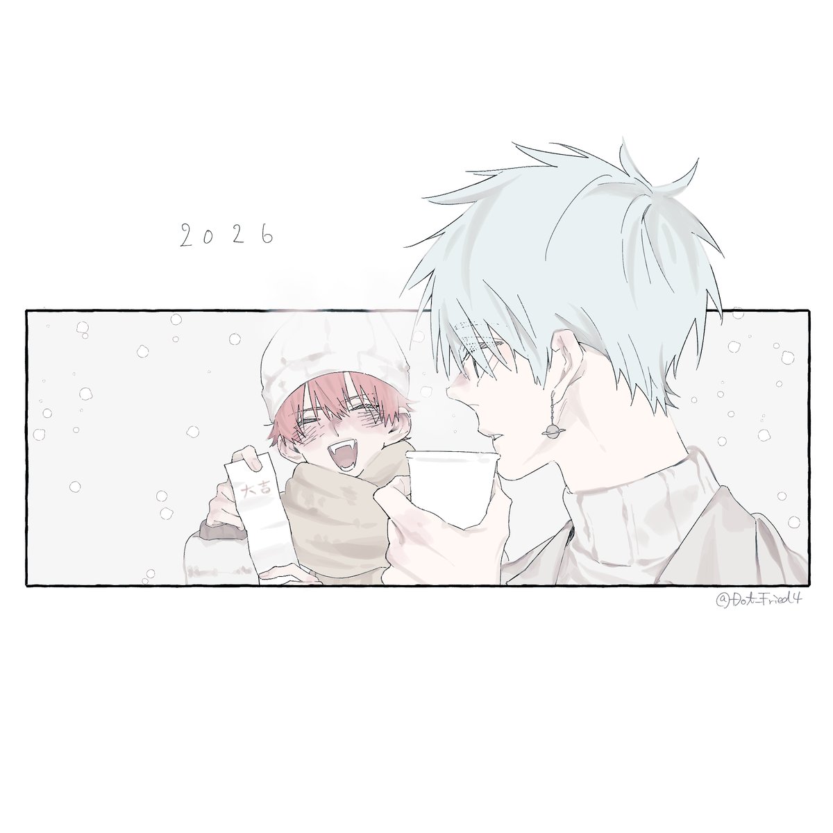 Dot_Fried4's tweet image. あけおめ🪐💥
『🪐～～～～！見てみろよ！！』