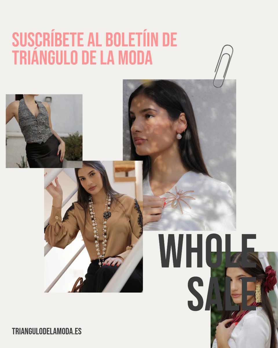 TrianguloModaM's tweet image. Recuerda que si quieres comenzar el año recibiendo las últimas novedades y #tendencias en el sector mayorista de la #moda y la mejor información de los mayoristas y fabricantes de Triángulo de la Moda, en el centro de #Madrid, puedes suscribirte a nuestro boletín electrónico.