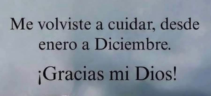 💢 Tomemos un tiempo p/dar Gracias a Dios por éste año q termina, porq cualquier situación por muy difícil q haya sido, Él ha estado ahí p/nosotros. No olvidemos q nuestro Dios es Fiel!!
Que el Amor, la Paz y la Esperanza, Sean los regalos q más sobreabunden n sus hogares. 
🙌