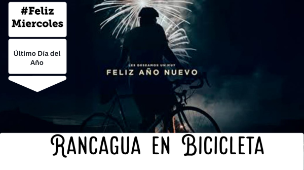 #FelizMiércoles 🚴‍♀️ ¡Último día del año! Despide el 2025 en bicicleta y recibe el nuevo año con movilidad consciente. 🚴‍♀️🥂 #CiclismoUrbano #TodoEnBicicleta #PedalPower rancaguaenbicicleta.com