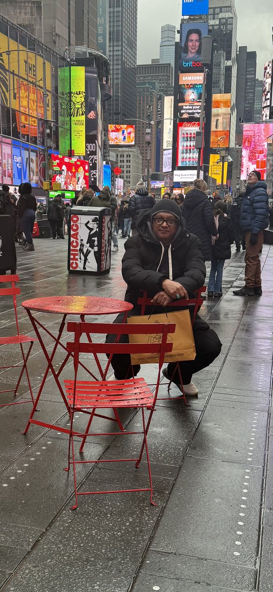 sputee's tweet photo. Producer/Director Sputnic Erawoc’s was spotted recently in NYC on the new set of his new movie. Stay locked for more updates in 2026. https://t.co/bE7Ucnev4e