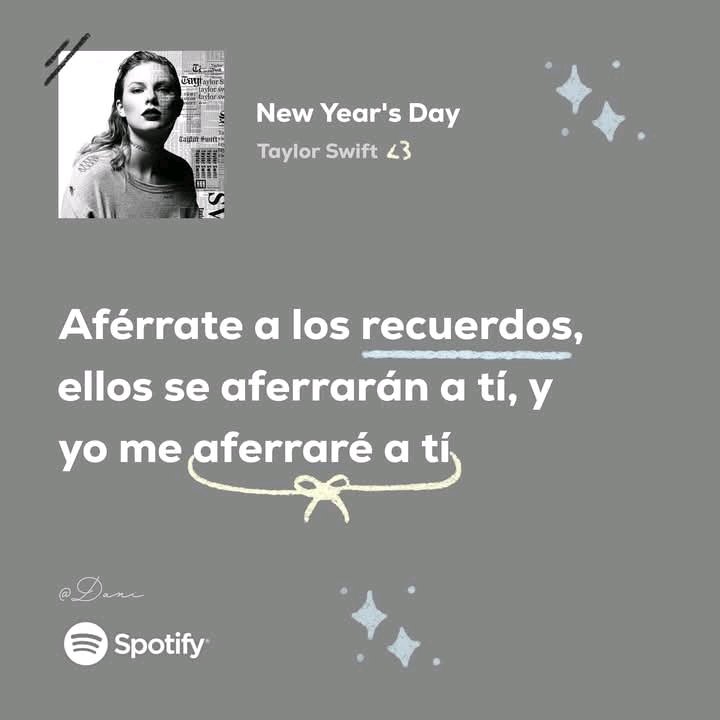 KarmaIsACat_5's tweet image. frases de "new year's day" - Taylor Swift