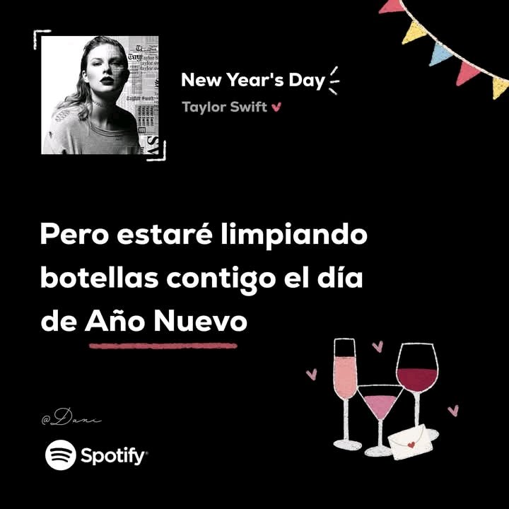 KarmaIsACat_5's tweet image. frases de "new year's day" - Taylor Swift