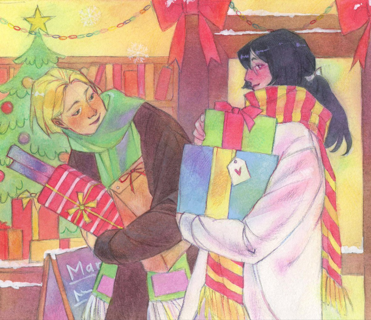 aprichemtutya's tweet image. happy holidays!! #oc