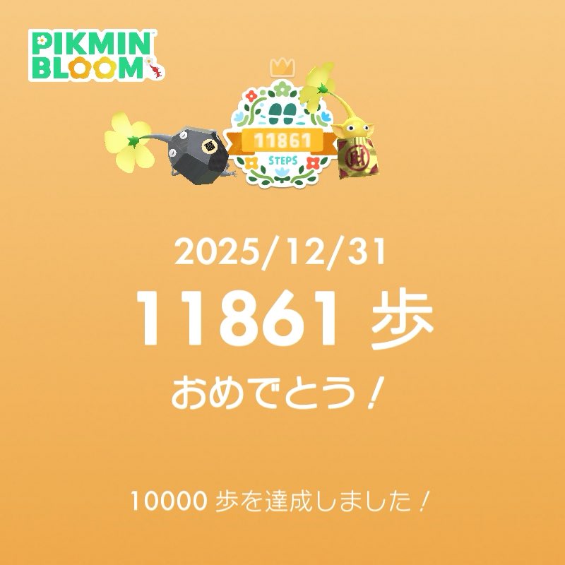 kokoroFace's tweet photo. 大晦日 #ピクミンブルーム https://t.co/g2RMzqbGtC