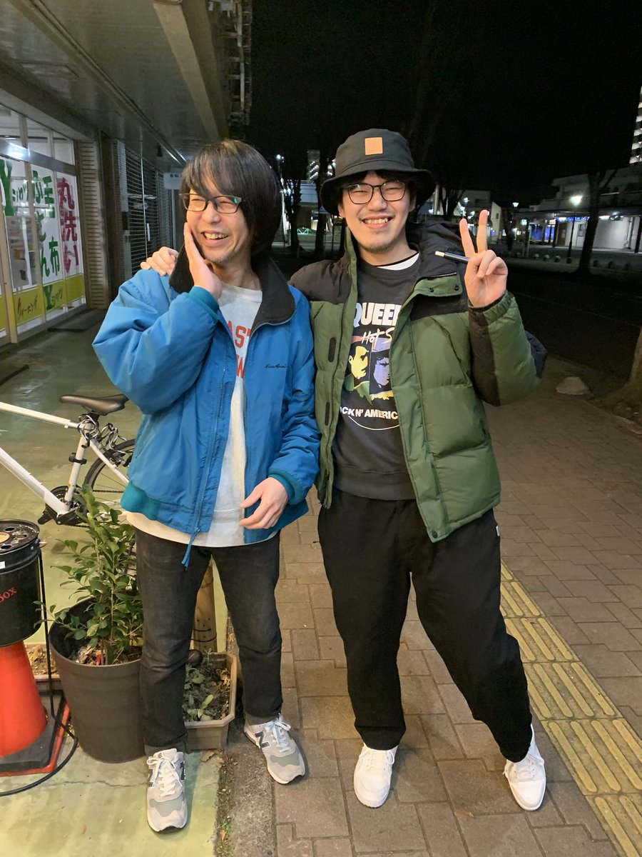 2026年、午年年男の2人！そしてカズキサンと俺は8月生まれ！

かずきさん(Wow I See)
俺まさと(最初はグー、THE DIESEL)

来年は飛躍する年になるよ！
ロックンロールしていこうぜ！

今年もお世話になりました！