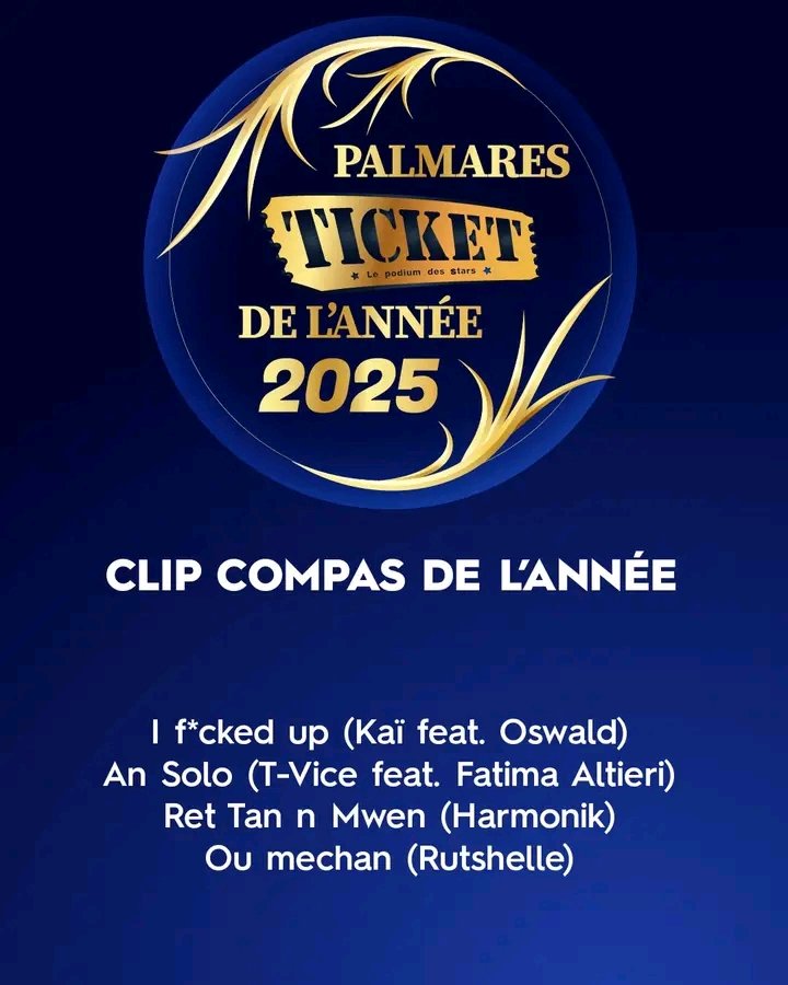 Clip vidéo kompa de l'année... Harmonik....oui...pa gen vidéo klass..piga mete jazz la est à repenser.. problème..pa gen musique yo la..pa gen vidéo yo la...pa gen album yo la...T-vice travail année a..nap tann kanaval yo...ou méchant rutchelle la bel vidéo..